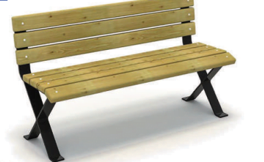 Banc en bois BB06