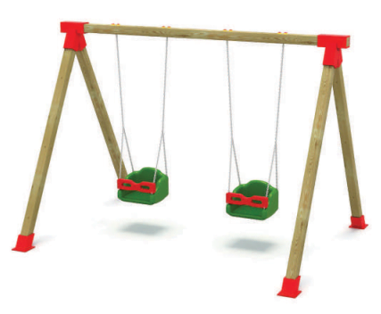 Balançoire en bois B01