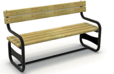 Banc en bois BB04