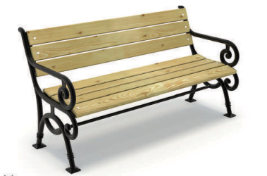 Banc en bois BB17