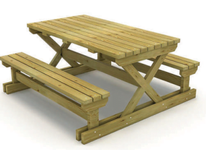 Banc de pique-nique BPN02