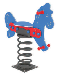 Jeu sur ressorts cheval JR01