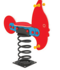 Jeu sur ressorts poisson JR04