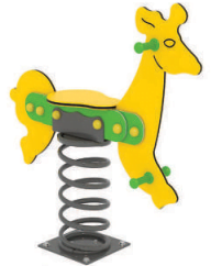 Jeu sur ressorts girafe JR10