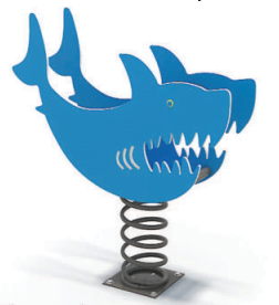 Jeu sur ressorts requin JR12