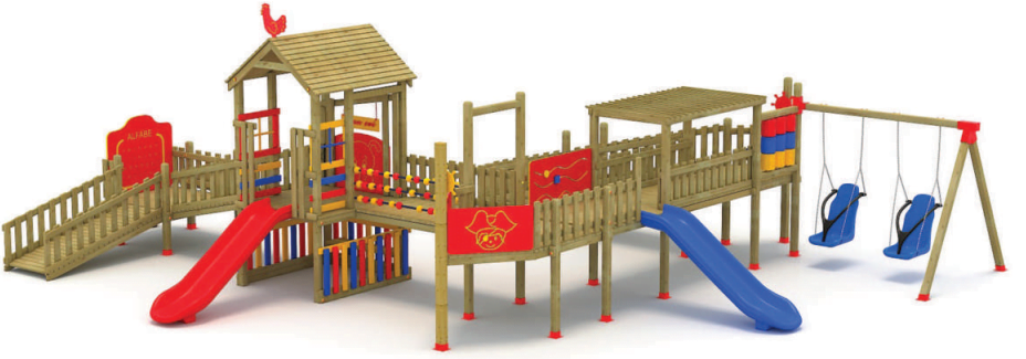 Structure en bois Handicapés SBH01
