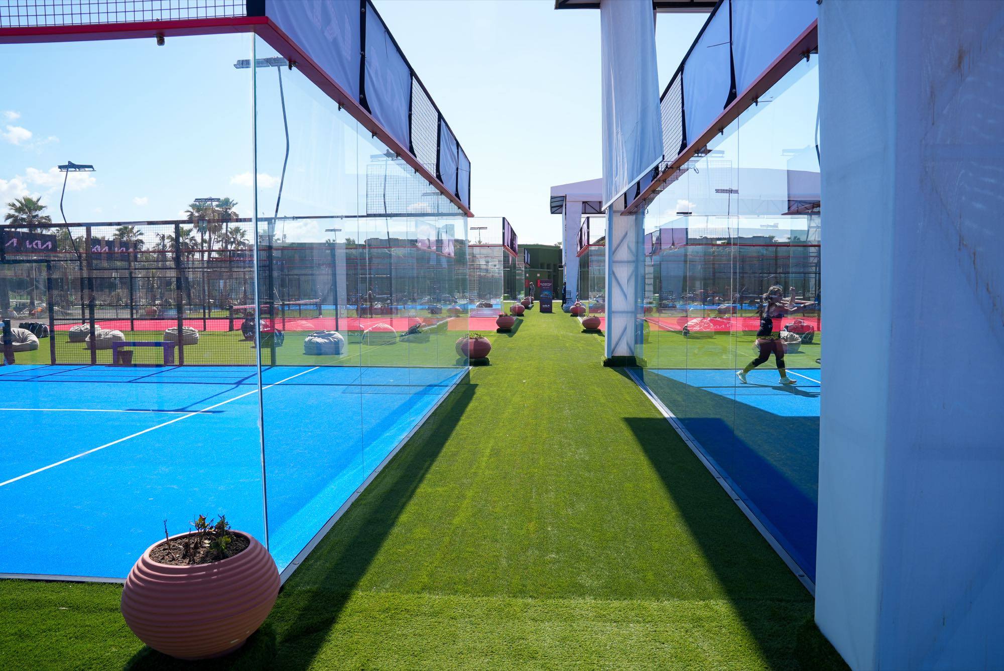 Court de padel en gazon synthétique homologué FEP