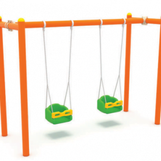 Balançoire en métal B02