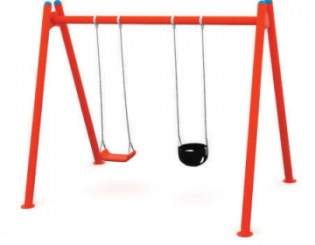 Balançoire en métal B09