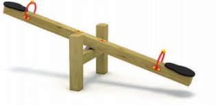 Balançoire sur bascule double BB03