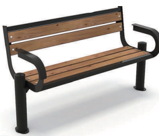 Banc en bois BB07