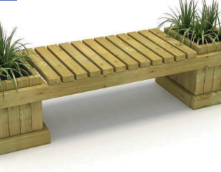 Banc en bois BB12