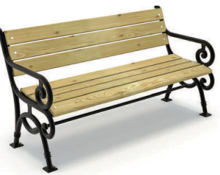 Banc en bois BB17