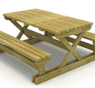 Banc de pique-nique BPN02