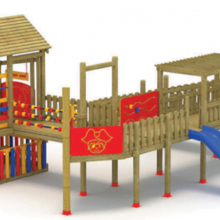 Structure en bois Handicapés SBH01