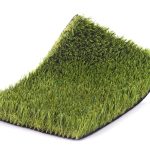 Gazon synthétique Trevi 40 mm, fibre bicolore vert et beige