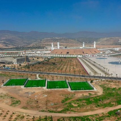 Quatre terrains de football à Agadir