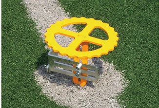 Cutter circulaire pour gazon synthétique